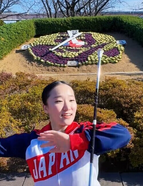 写真:バトントワリングの様子