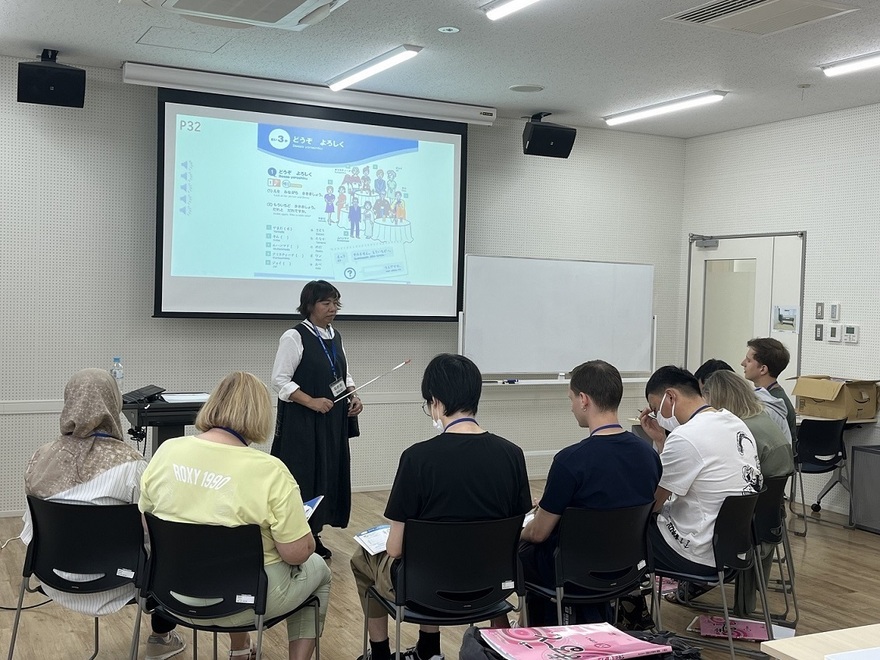 勉強している様子の写真