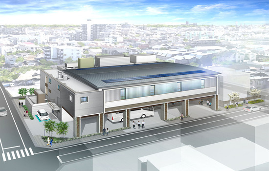 新宿屋内プール鳥瞰