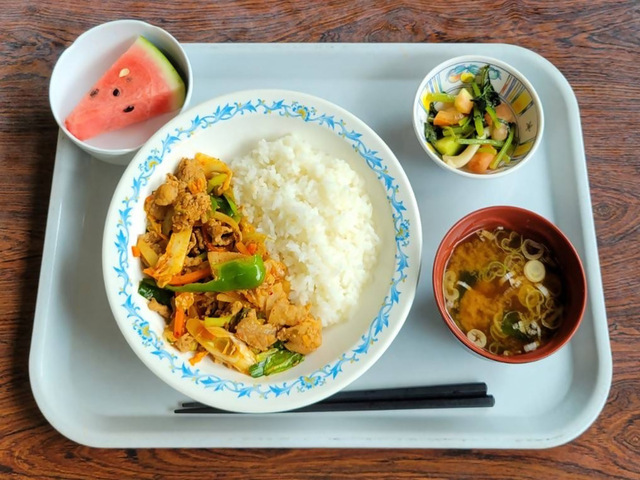 豚キムチ丼