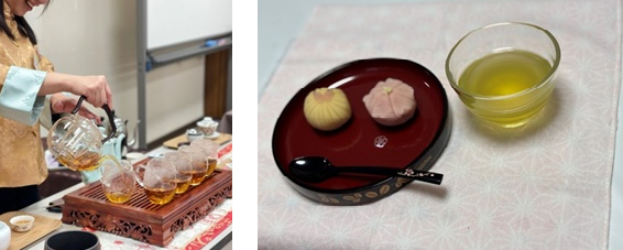 中国茶と和菓子