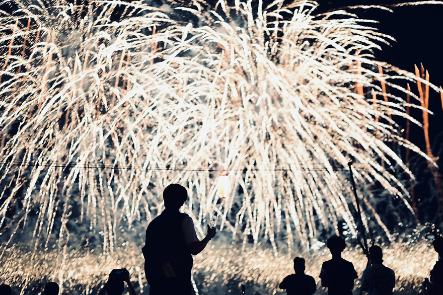 写真:葛飾花火大会