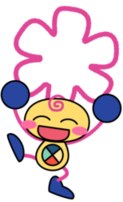 よろこんでいるもちちゃん