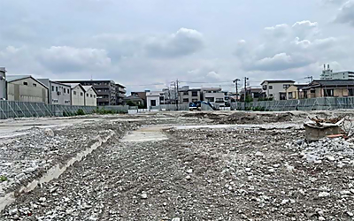 旧木根川小学校既存校舎等解体工事の写真