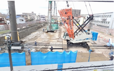 宝木塚小学校新校舎建設工事の写真