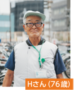 Hさん（76歳）