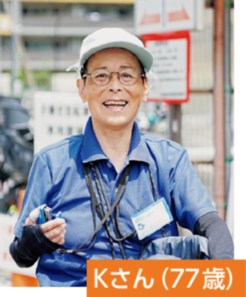 Kさん（77歳）